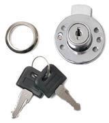 SERRATURA AD INCASSO CON CILINDRO 18X22 CROMATA