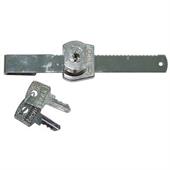 SERRATURA A CILINDRO VETRINE SCORREVOLI ACCIAIO NICHELATO SP