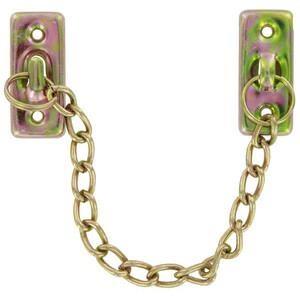 RITIENI A CATENA PER IMPOSTE E PORTE ACCIAIO OTTONATO LUCIDO