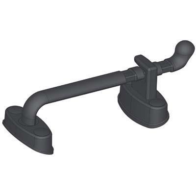 SOCCHIUDI PERSIANE BRUCO PLASTICA NERA REGISTRABILE MM 80,5/