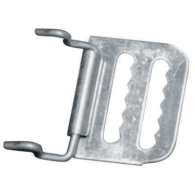 GANCIO ATTACCARULLO A FILO X AVVOLGIBILI ZINCATO MM 30X35