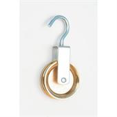 CARRUCOLA RUOTA OTTONATA MM. 30