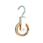 CARRUCOLA RUOTA OTTONATA MM. 60