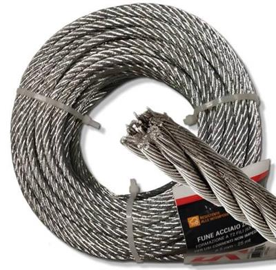 FUNE ACCIAIO ZINCATA MAXIROLL D.MM  3 L. MT 100