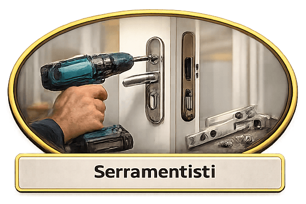 Componenti serrature e ferramenta per serramentisti